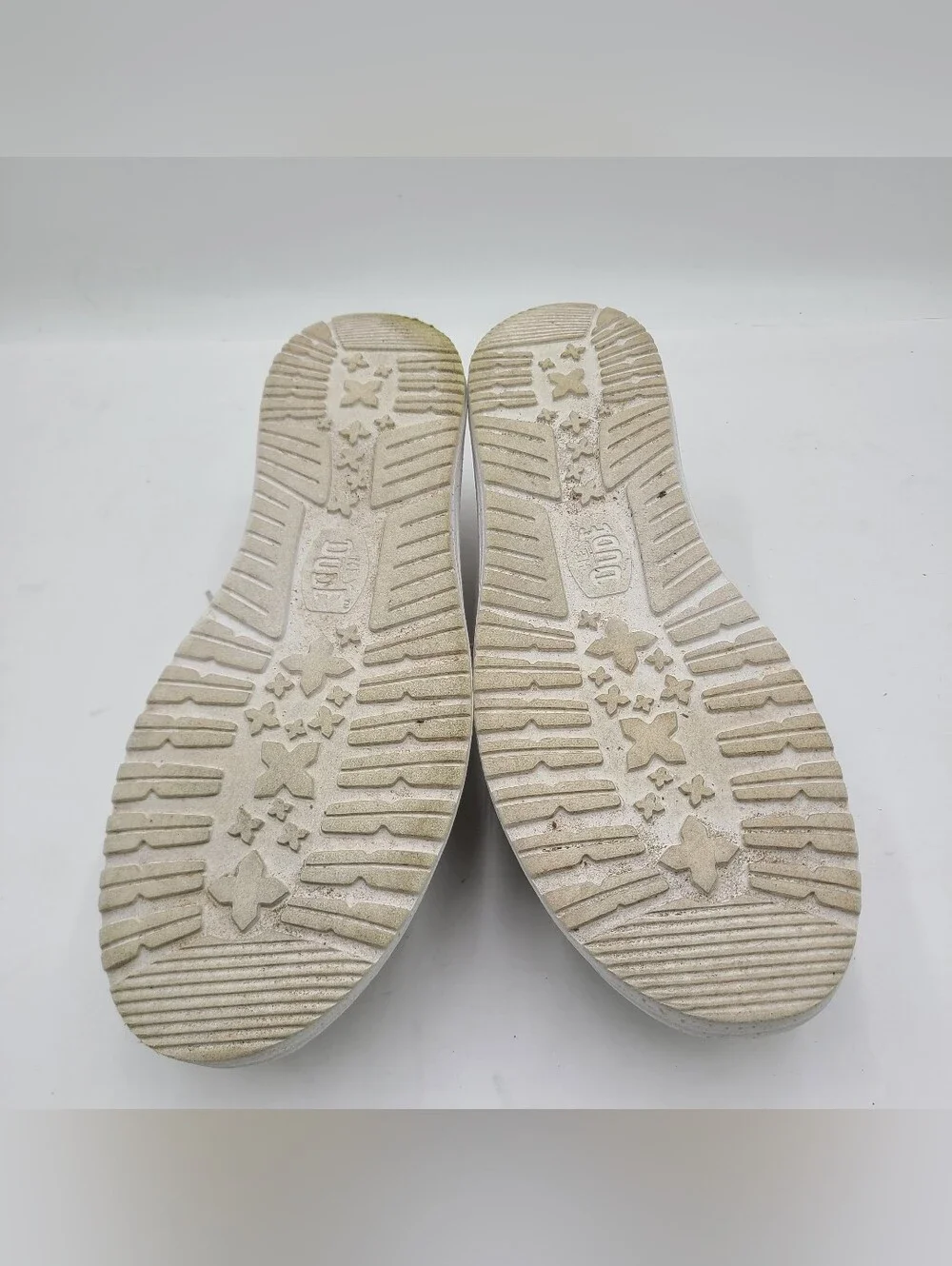 B41 Hey Dude Wally Stitch Loafers Mens 12 Dirt Road Slip On Casual Comfort Shoes